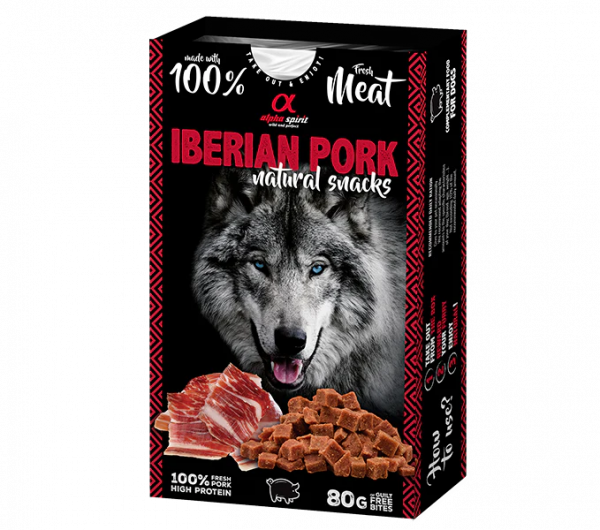 AS DOG NATURAL SNACK IBERIAN PORK/Н/в ласощі д/собак Натурал Снек виз Іберіан Порк 80г
