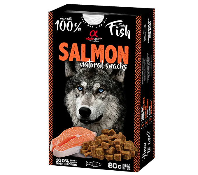 AS DOG NATURAL SNACK SALMON/Н/в ласощі д/собак Натурал Снек виз Салмон 80 г
