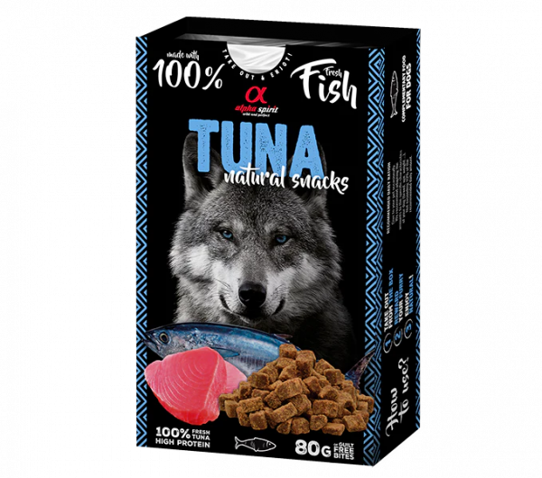 AS DOG NATURAL SNACK TUNA/Н/в ласощі д/собак Натурал Снек виз Туна 80 г