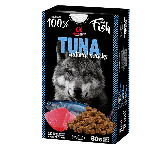 AS DOG NATURAL SNACK TUNA/Н/в ласощі д/собак Натурал Снек виз Туна 80 г