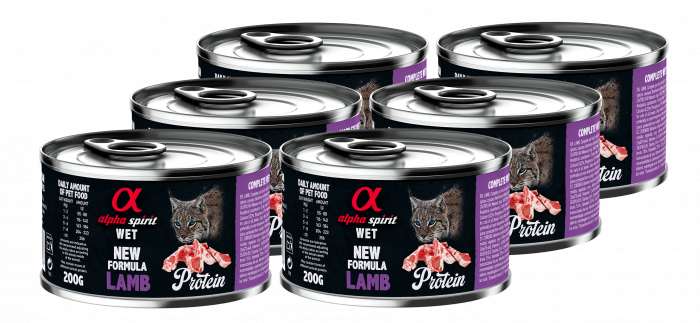 Альфа Спіріт Ламб Едалт Кет консерва д/котів 6 шт х200г