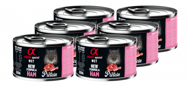 Альфа Спіріт Хем Едалт Кет консерва д/котів 6 шт х200г