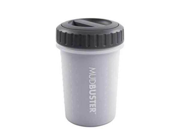 DEXAS МадБустер лапомийка д/собак середня з кришкою (св-сіра)