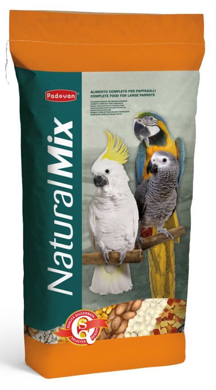 NatMix pappagalli18kg/Корм д/вел. папуг Падован НатуралМікс Паппагаллі 18кг