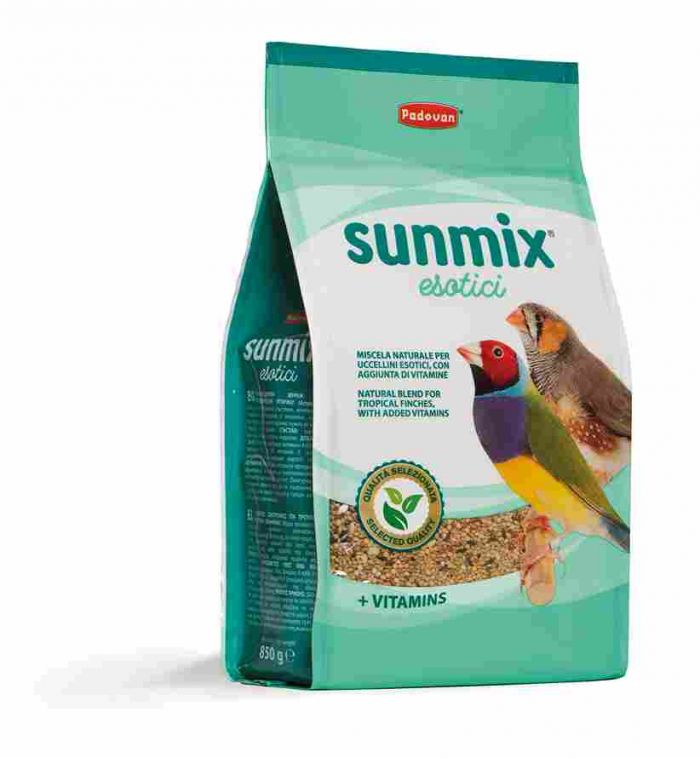 SunMix esotici 850g/Корм для екз.птахів, амадинів Падован СанМікс Езотіці 850г