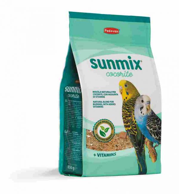 SunMix cocorite 850g/Корм для хвилястих папуг Падован СанМікс Кокоріте 850г