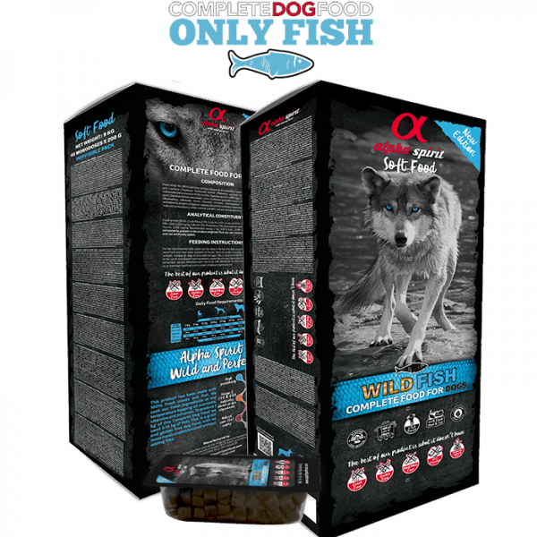AS Semi-moist WILD FISH BOX (н/в корм д/собак) ОНЛІ ФІШ (ВАЙЛД) 9 кг (45x200г)