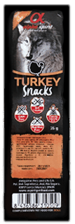 AS DOG Snacks Turkey (н/в ласощі з індички, кубики) 35г (х16)