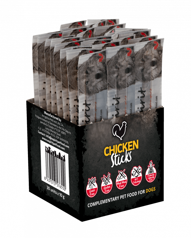 AS DOG Sticks Chicken (н/в ласощі з курятини, палички 30шт) 300г (х56)