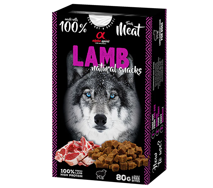 AS DOG NATURAL SNACK LAMB/Н/в ласощі д/собак Натурал Снек виз Ламб 80 г