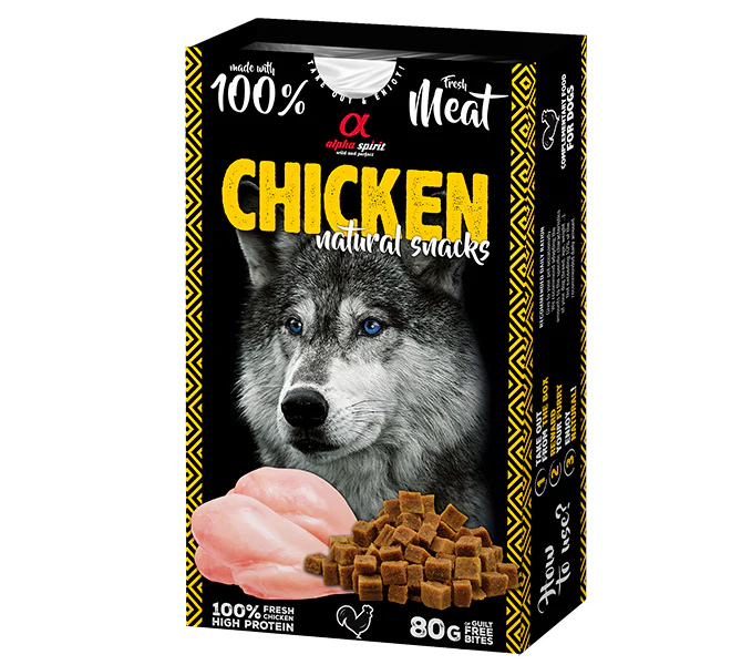 AS DOG NATURAL SNACK CHICKEN/Н/в ласощі д/собак Натурал Снек виз Чікен 80 г