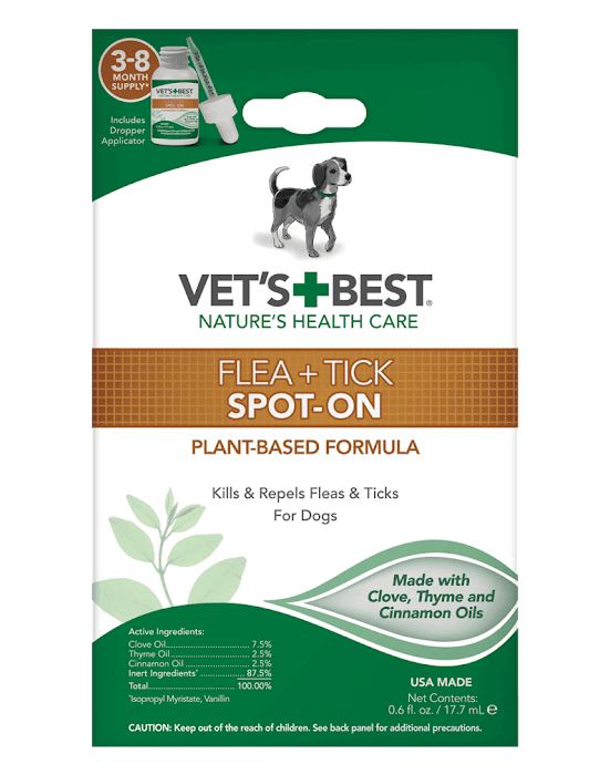 VET`S BEST Flea&Tick Spot On 17,7 мл