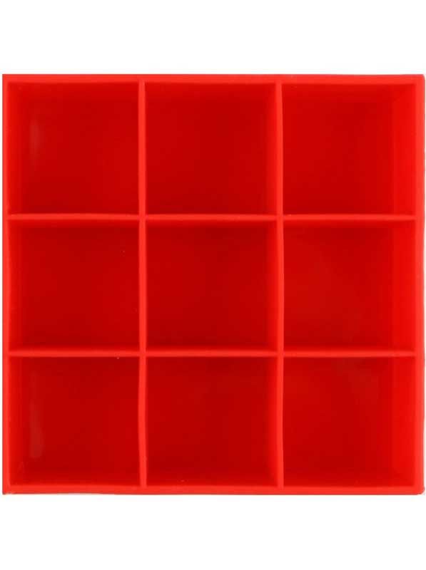 DEXAS Форма для заморозки льоду Айс Куб силікон 2шт (червон) 6шт/пак