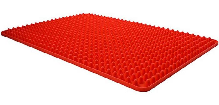 DEXAS Килимок для Випічки силікон 41,3х29,2см (червон) 6шт/пак