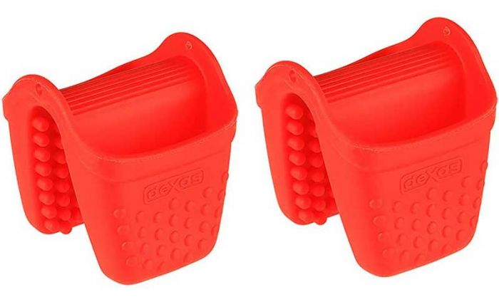 DEXAS Рукавичка-прихватка силікон Пінч МікроМітт Ред 2шт 5,7х6,4см (червоний) 6шт/пак