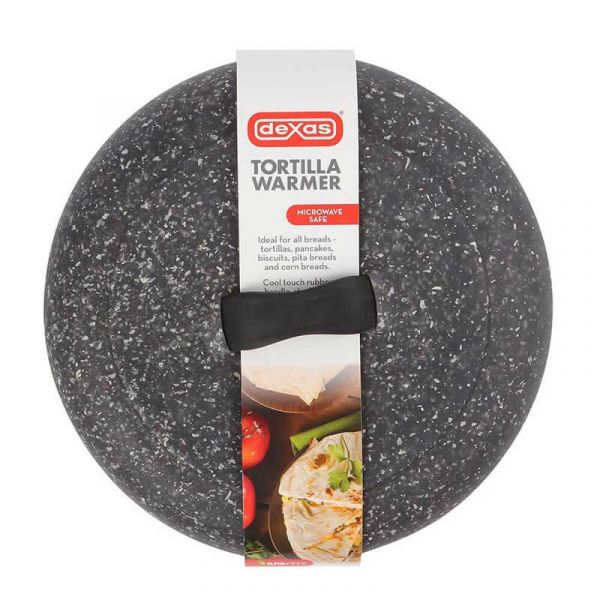 DEXAS Контейнер Тортілла Вормер д/млинців, лавашу, хліба, випічк теплозберіг XL 24см (т.сір) 6шт/пак
