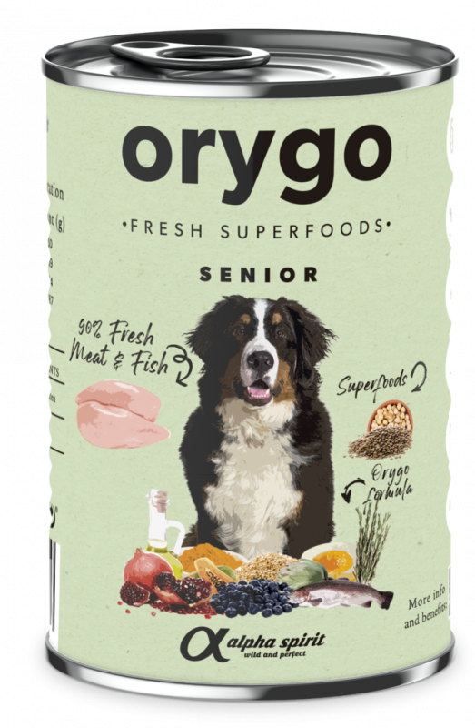 ORYGO WET SENIOR/консерва д/собак Оріго Сеньор 400г