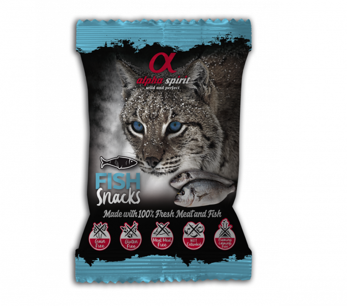 AS CAT Snacks Fish (н/в ласощі з риби, кубики) 50г (х24)