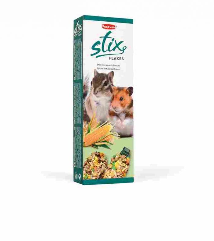 Stix flakes criceti/Ласощі Стікс д/хом'яків Падован Флейкс 100г