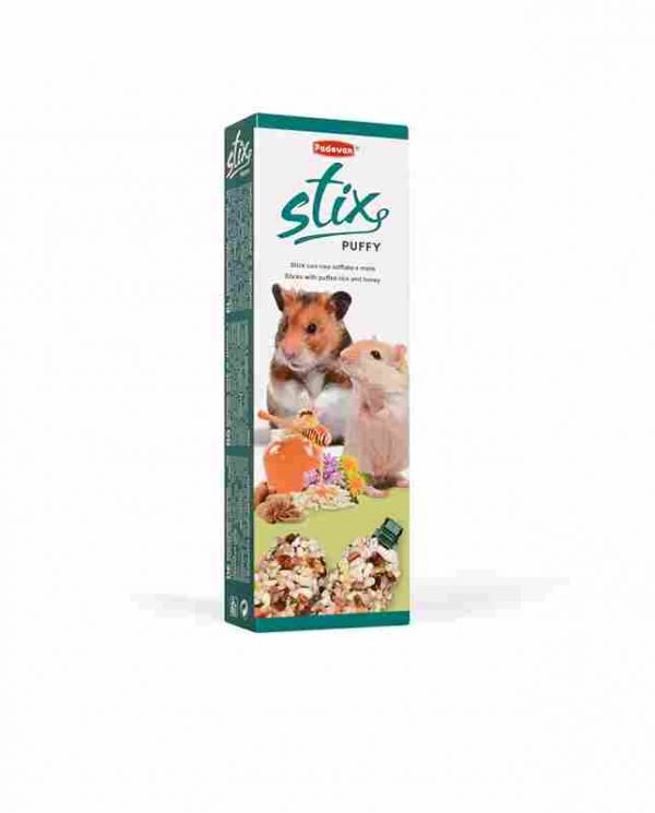 Stix puffy criceti/Ласощі Стікс д/хом'яків Падован Пуффі 100г