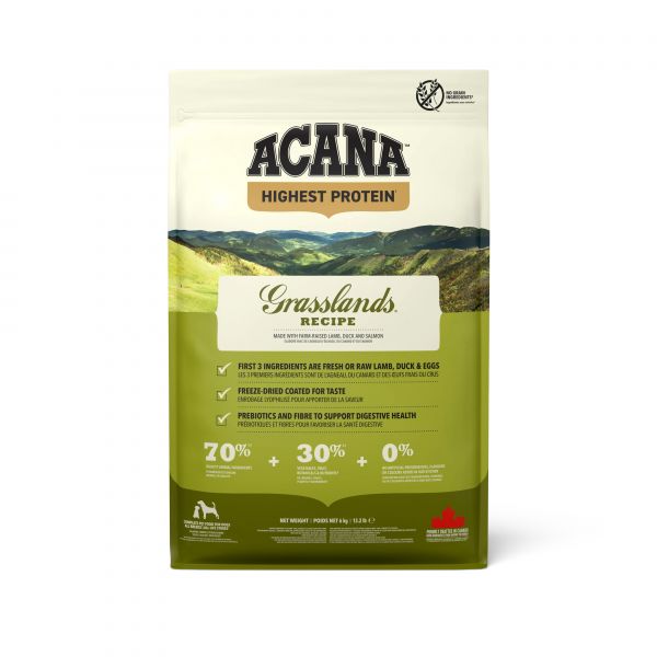 ACANA GRASSLANDS DOG RECIPE 6.0kg