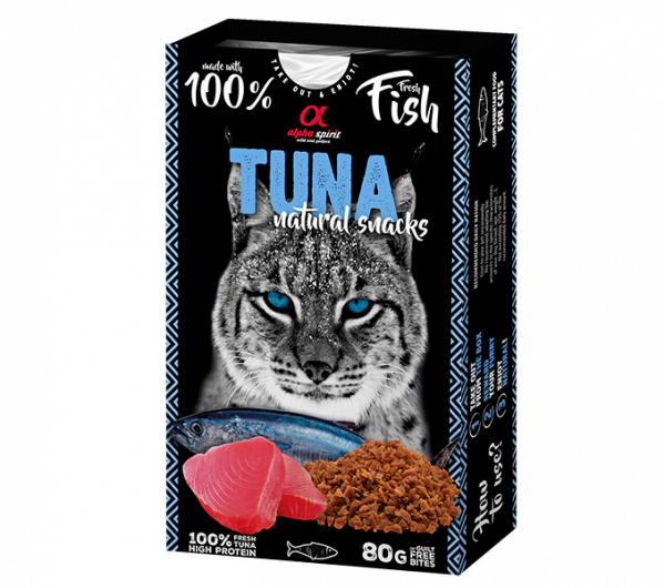 AS CAT NATURAL SNACK TUNA/Н/в ласощі д/котів Натурал Снек виз Туна 80 г