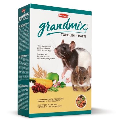 GrMix Topolini 1kg/Корм д/мишей та щурів Падован ГрандМікс Тополіні 1кг