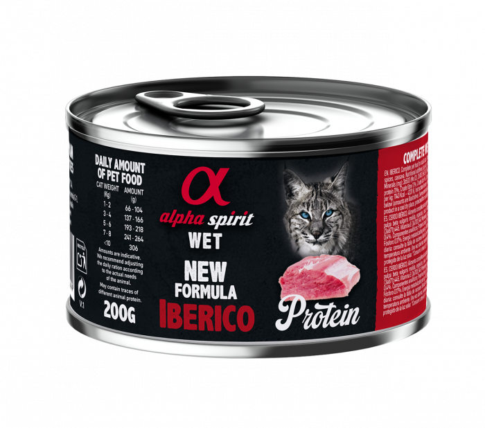 Альфа Спіріт Іберіко Едалт Кет консерва д/котів 200г (x6)