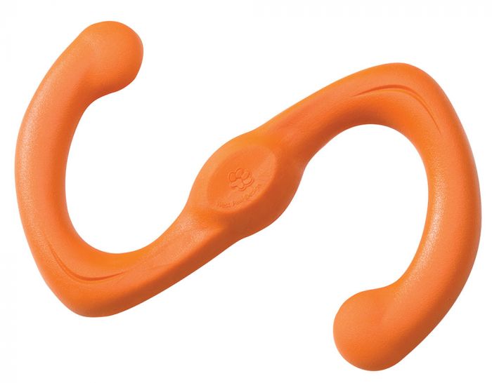 Іграшка для собак Bumi Large Tangerine/Бумі S-подібна велика оранжева 24см